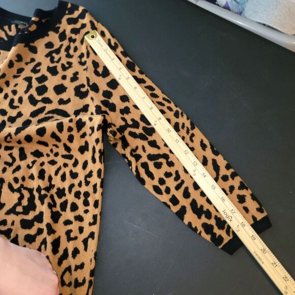 Talbots Leopard Cheetah Print Sweater XL - Picture 7 of 8